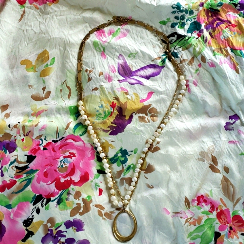 Natia layering necklace